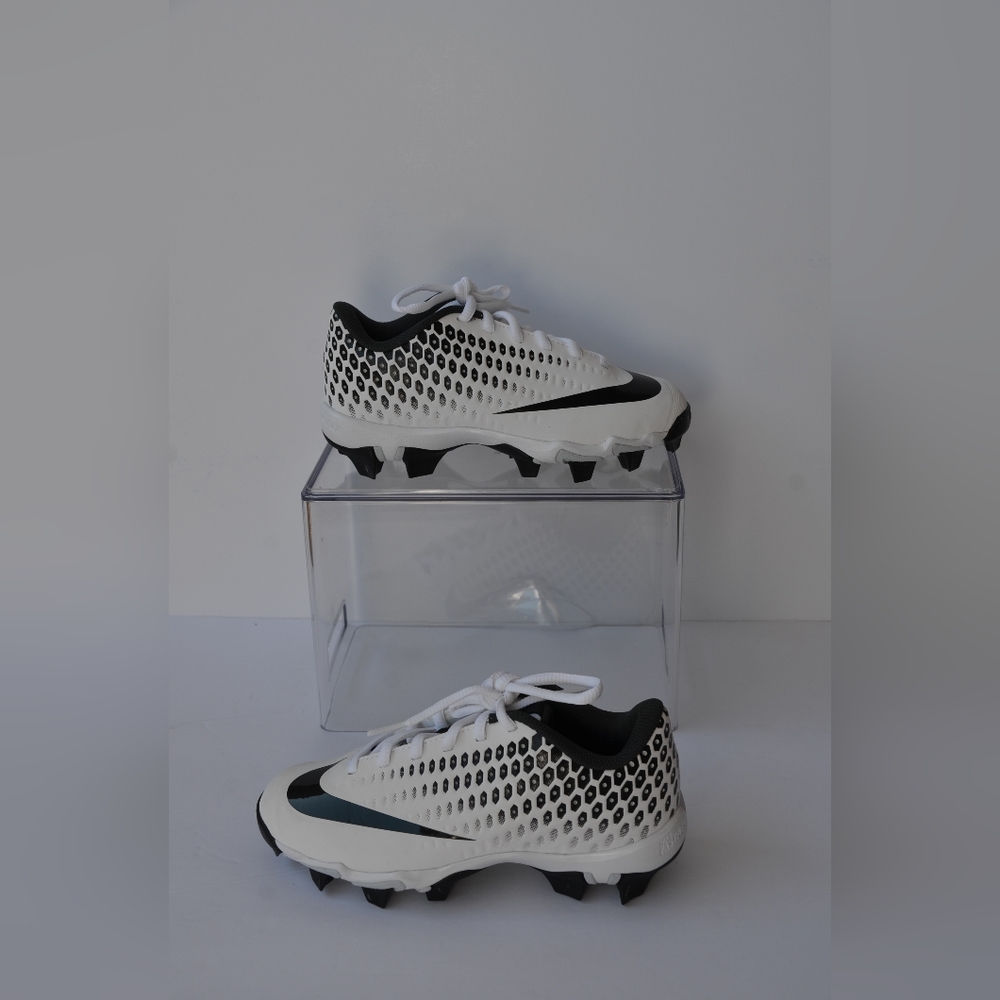 Nike Vapor Ultrafly II Keystone White Black AQ8151-100 Baseball Cleats Youth 2Y - Picture 2 of 6